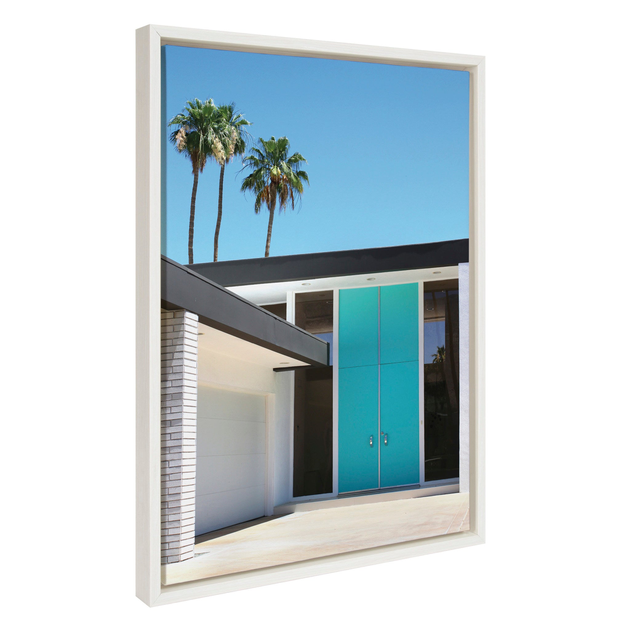 Sylvie Palm Springs King Framed Canvas by Rachel Bolgov