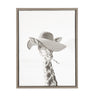 Sylvie Sarifa Giraffe Framed Canvas by Simon Te of Tai Prints