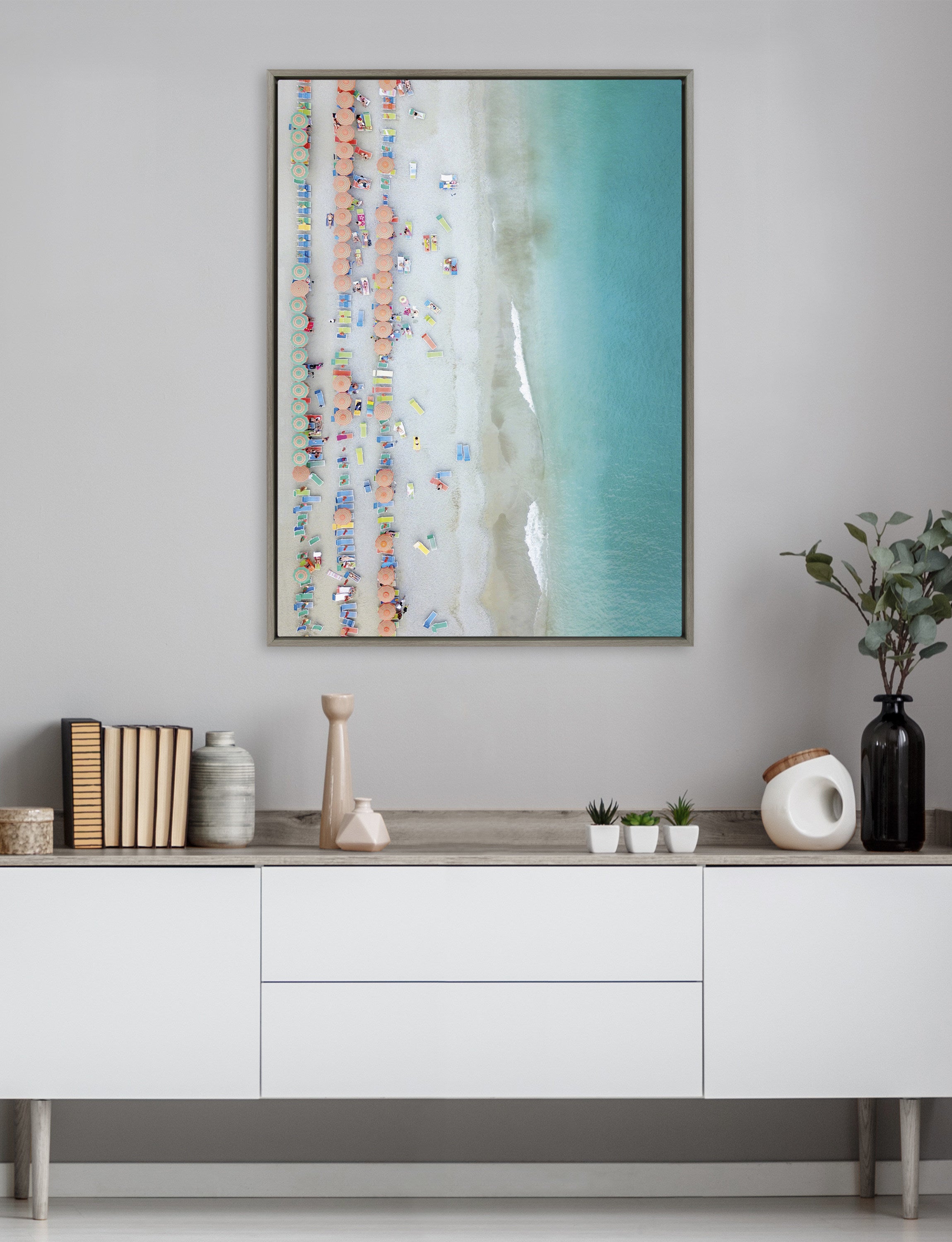 Sylvie Monterosso 6 Framed Canvas by Rachel Bolgov