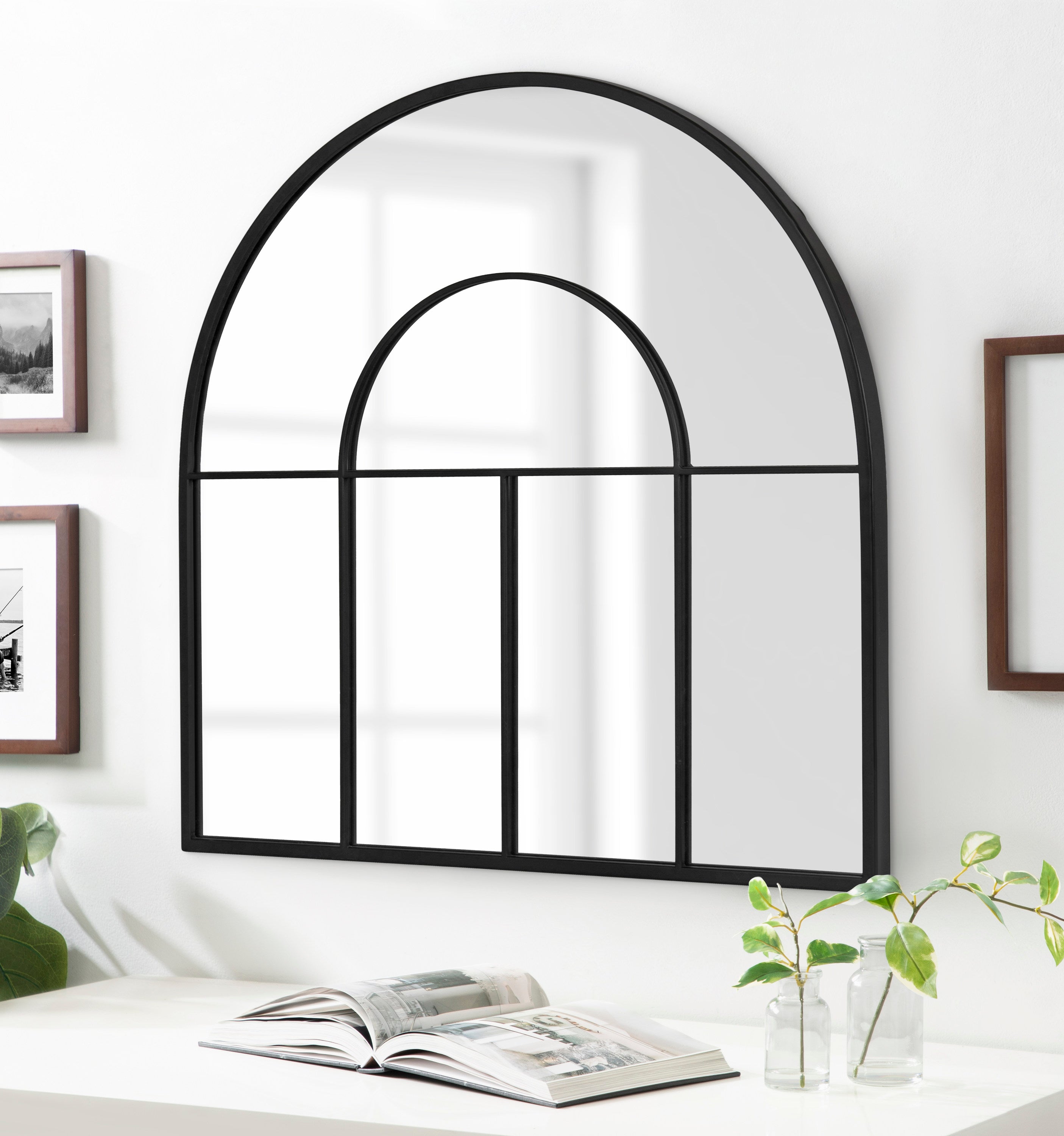 Solei Framed Arch Wall Mirror