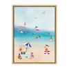 Sylvie Beach II Framed Canvas by Nikki Chu