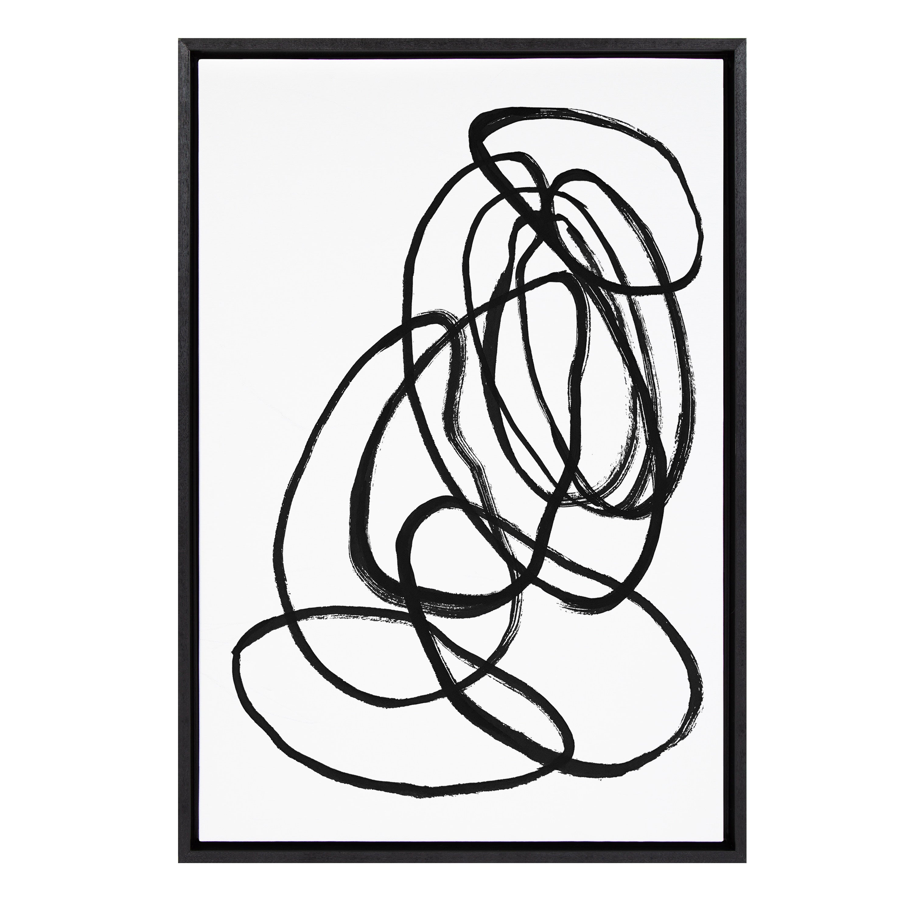 Sylvie Ring of Light 2 Framed Canvas by Nikki Chu