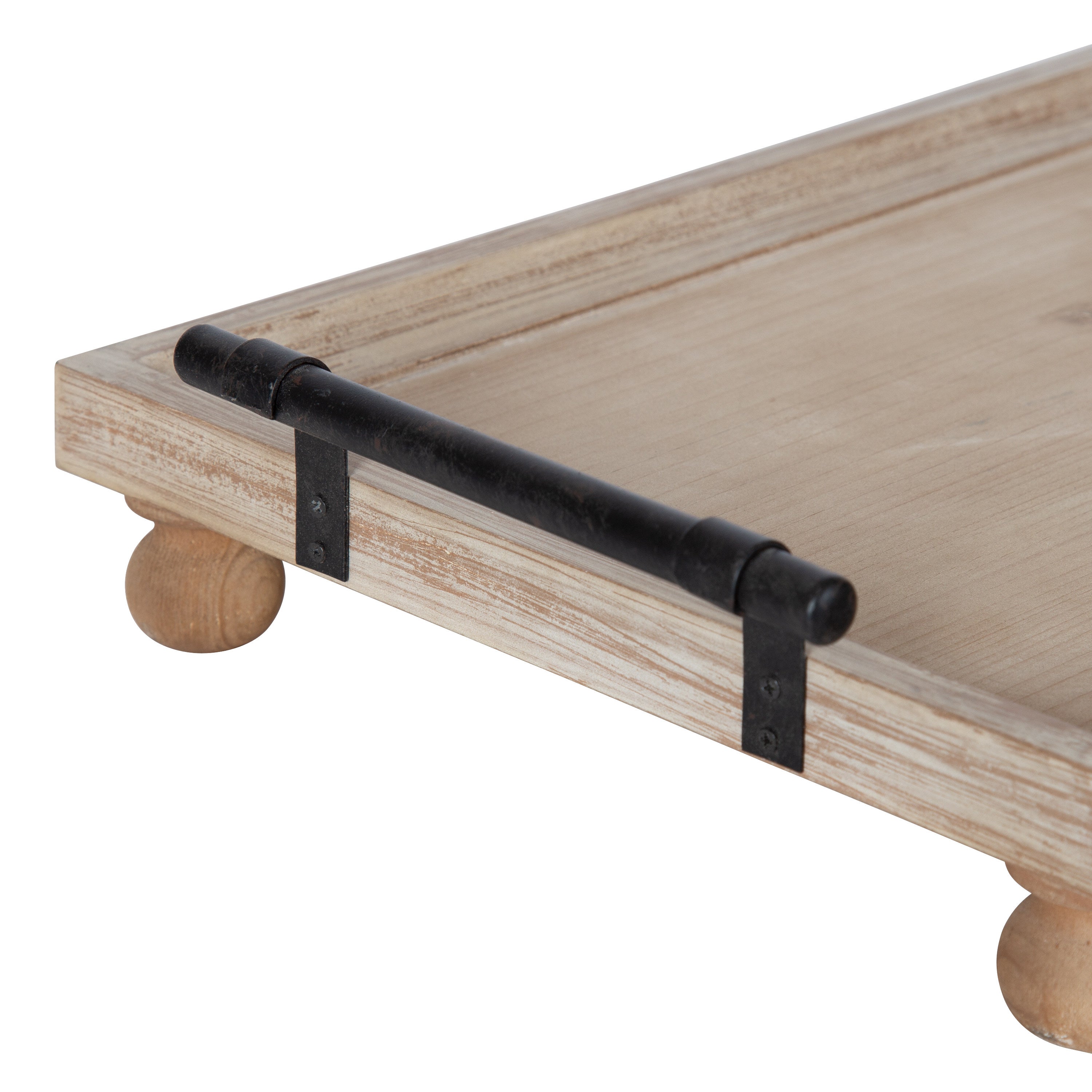 Bruillet Wooden Footed Tray