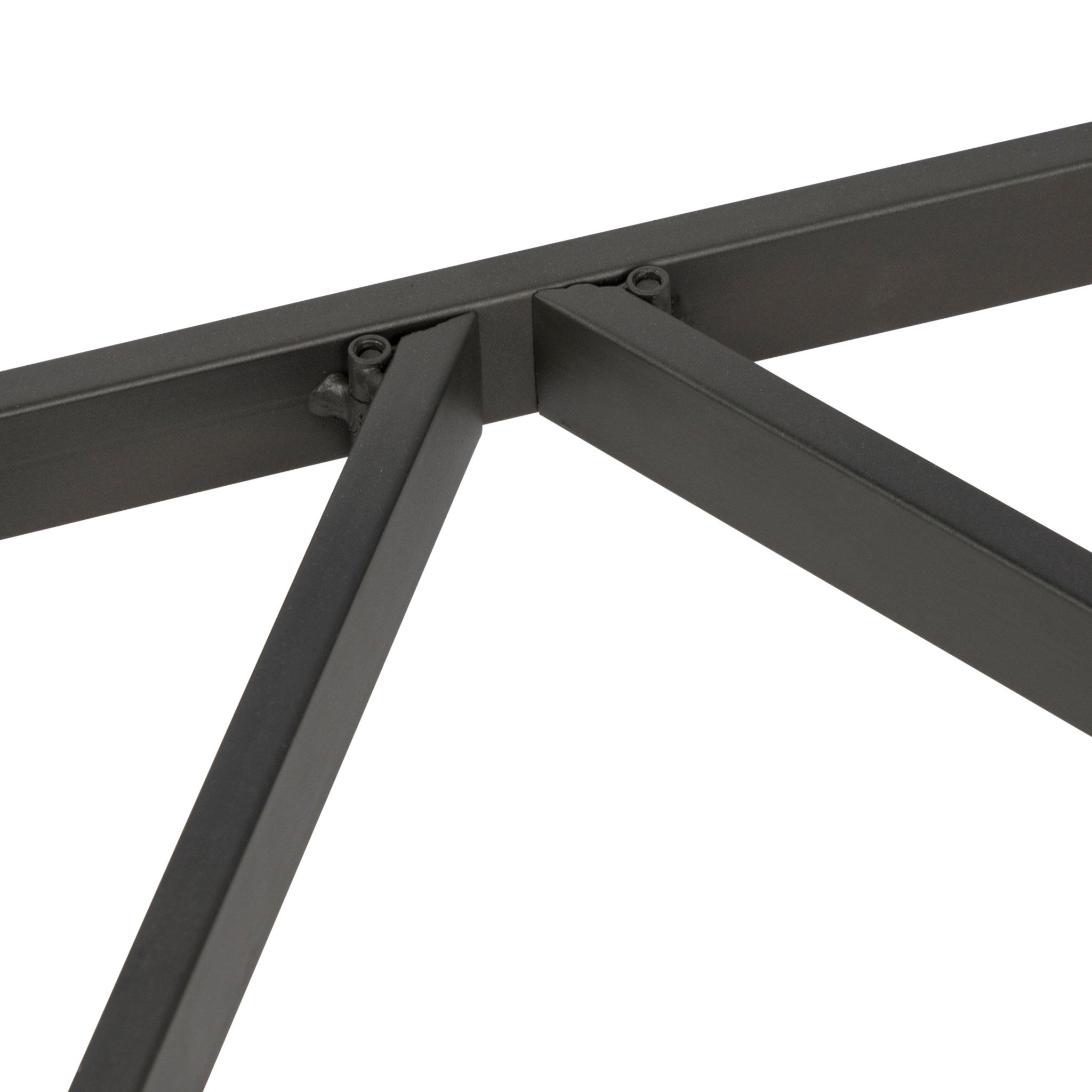 Langdon Wood and Metal Console Table