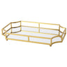 Ciel Metal Mirrored Scalloped Decorative Tray