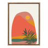 Sylvie Tropical Landscape Framed Canvas by Oris Eddu