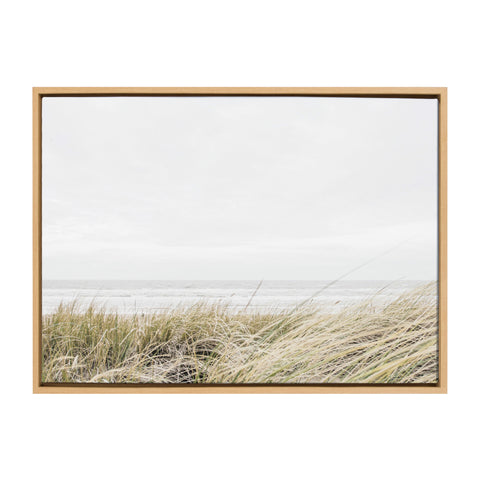 Sylvie East Beach Framed Canvas by Amy Peterson Art Studio