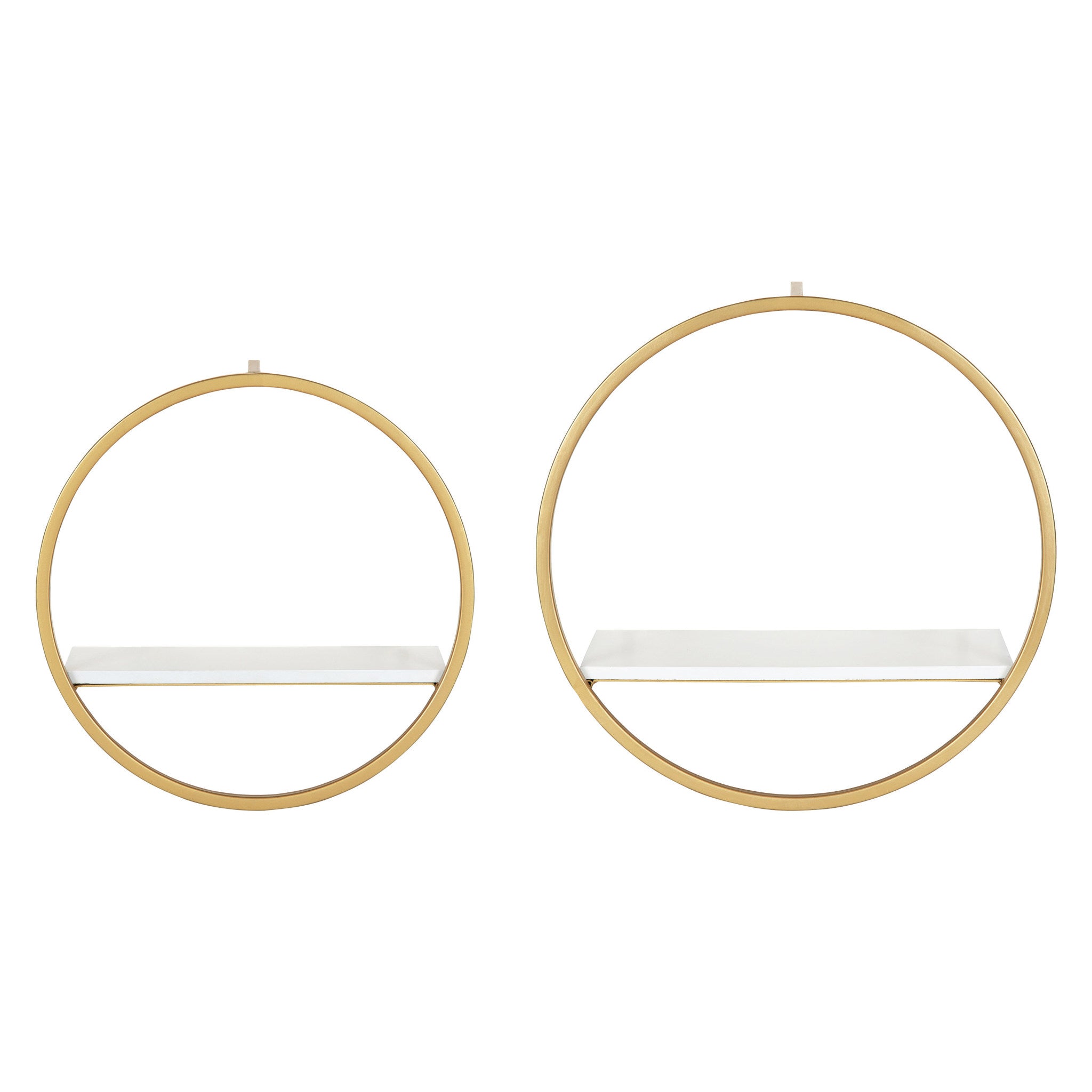 Wicks Round Floating Wall Shelf