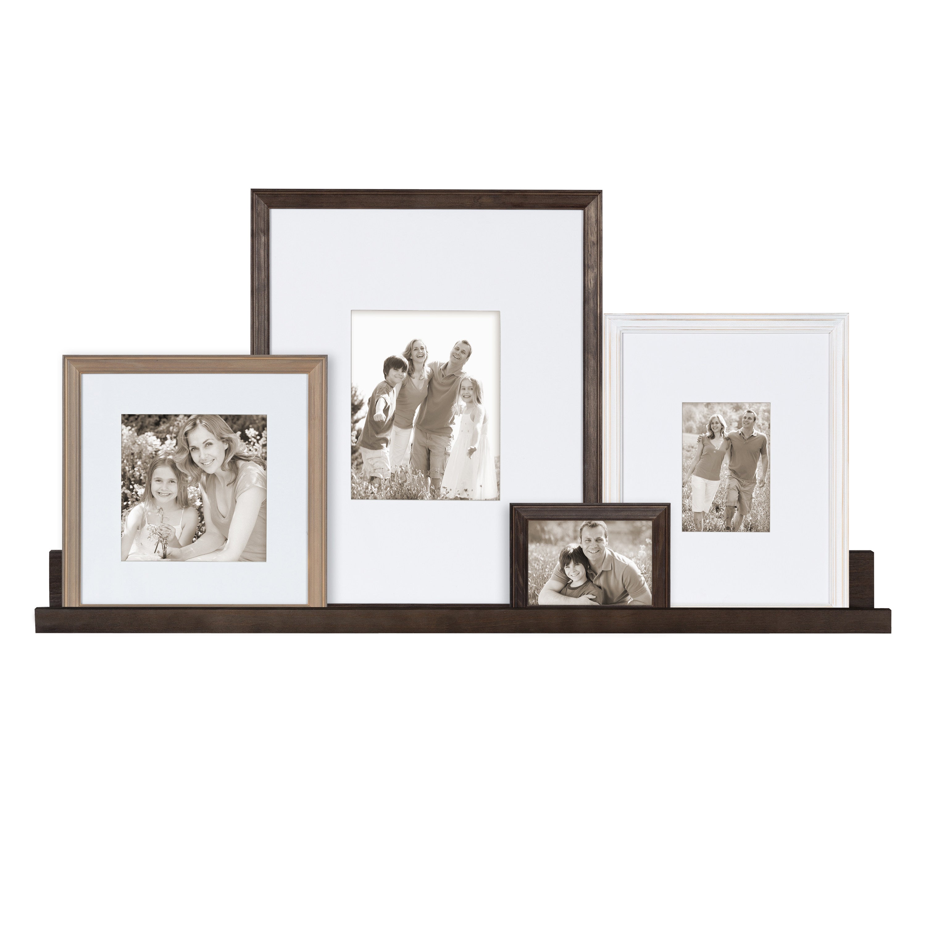 Bordeaux Wall Shelf with Frames Set