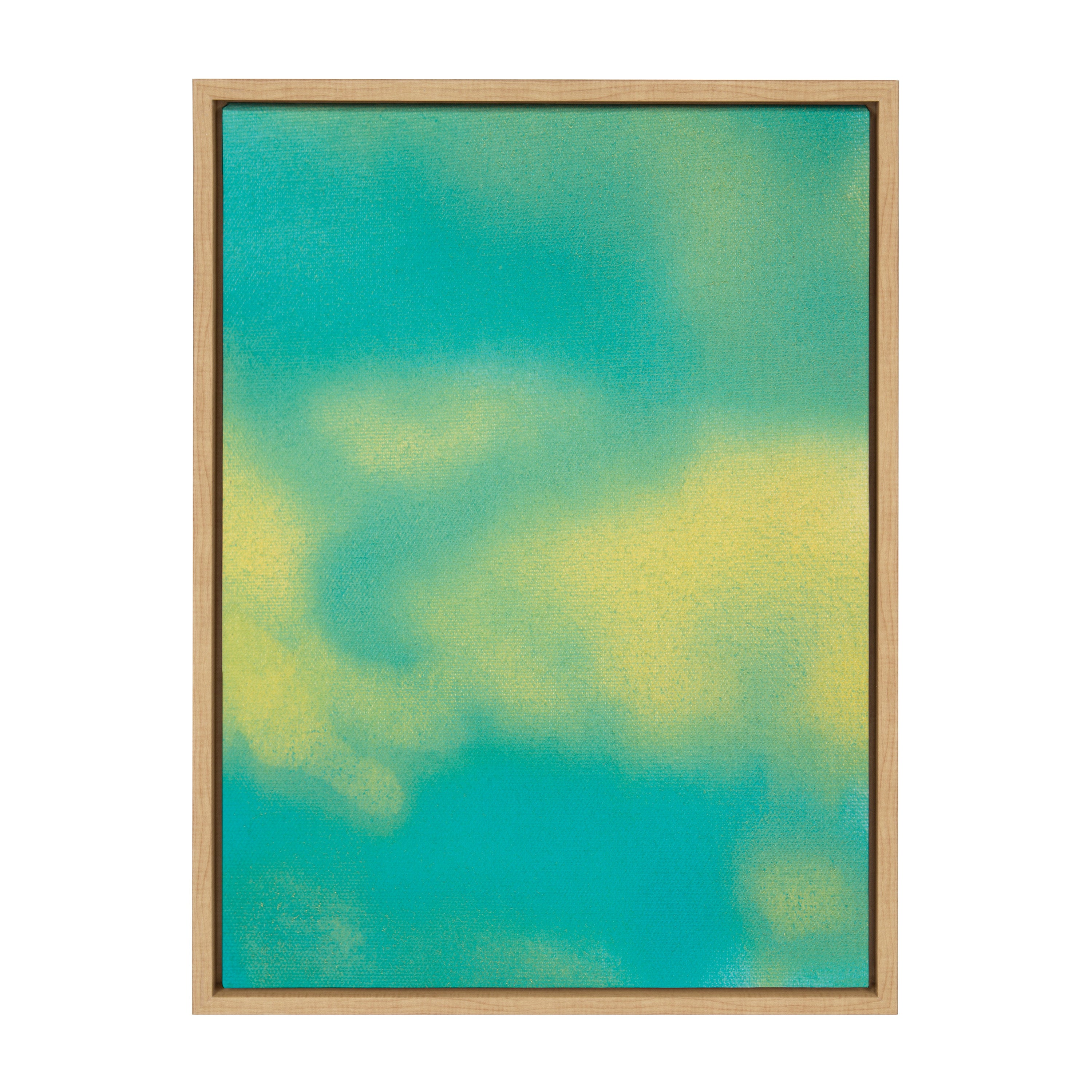 Sylvie Abstract Yellow Brick Road Framed Canvas by Mentoring Positives