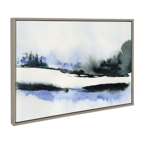 Sylvie Close Your Eyes and Remember 29 Framed Canvas by Maja Mitrovic of Makes My Day Happy