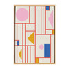 Sylvie Framed Shapes Framed Canvas by Apricot and Birch