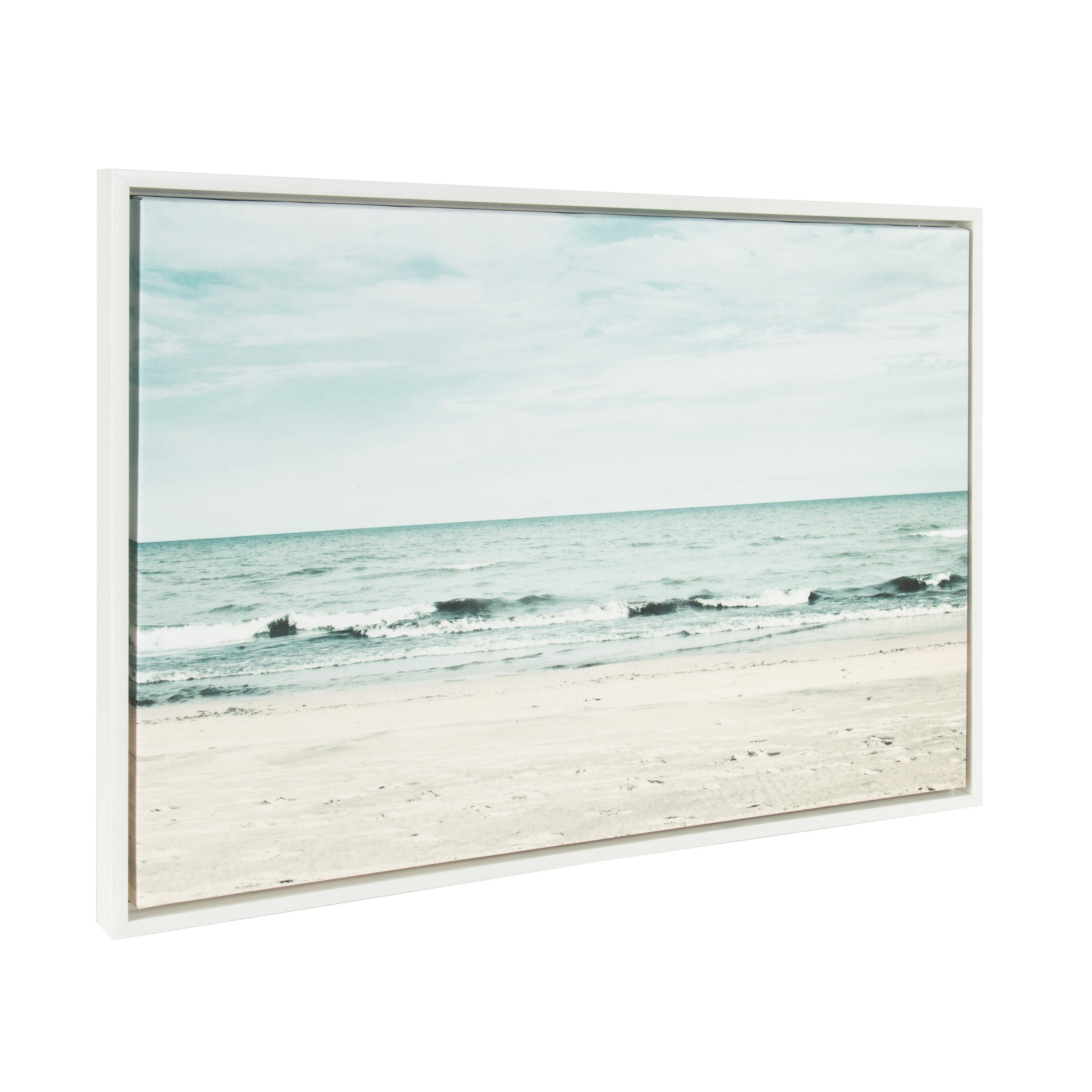 Sylvie Beach 2 Framed Canvas by Emiko and Mark Franzen of F2Images