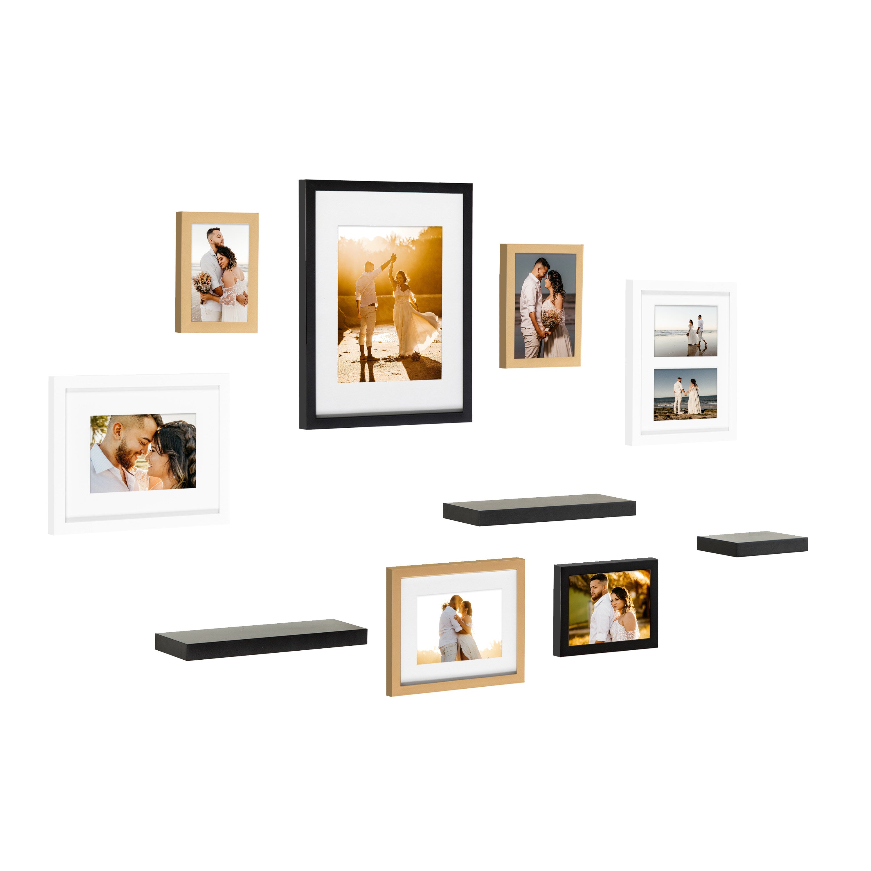 Gallery Wall Frame And Shelf Kit