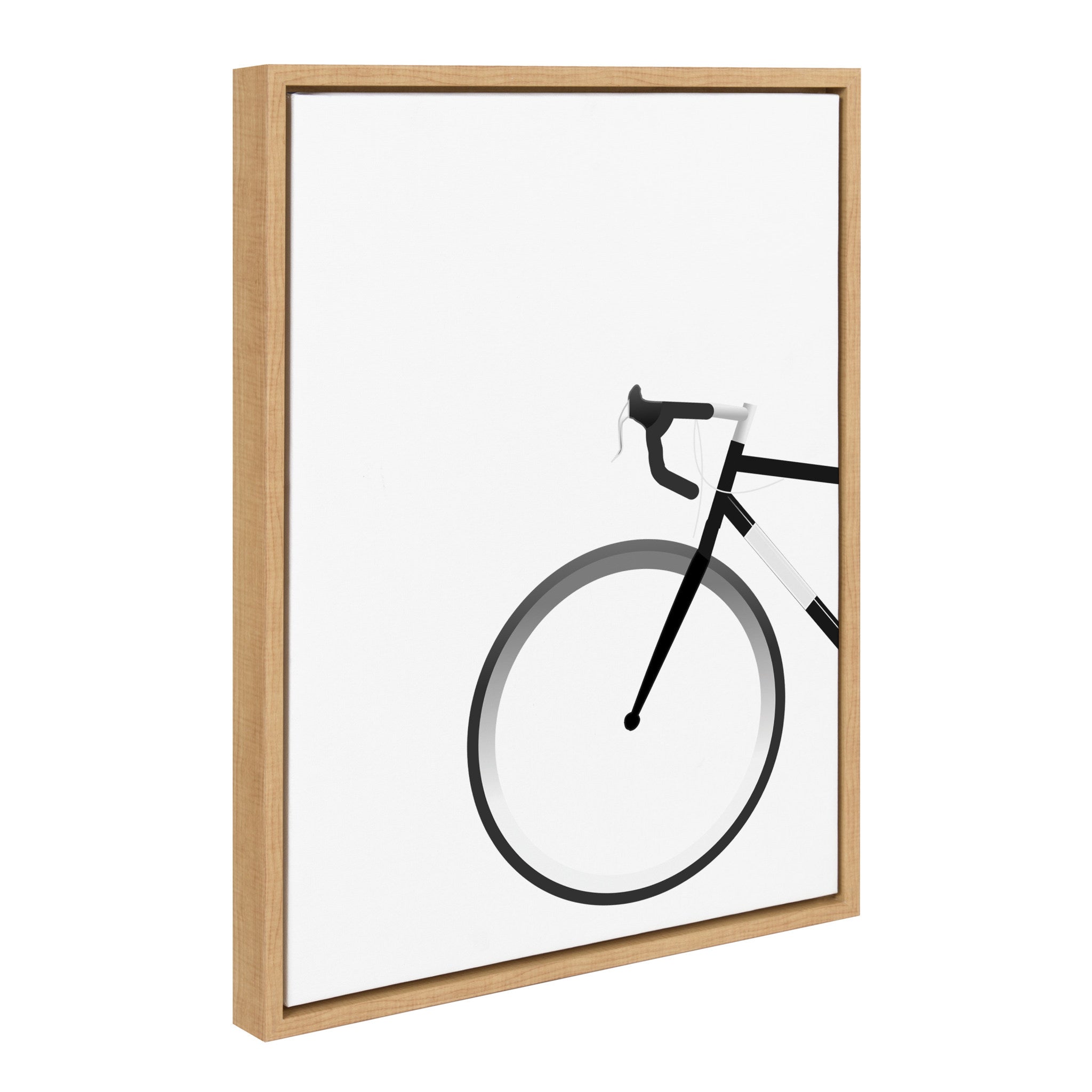 Sylvie Bike Framed Canvas by Maja Mitrovic of Makes My Day Happy