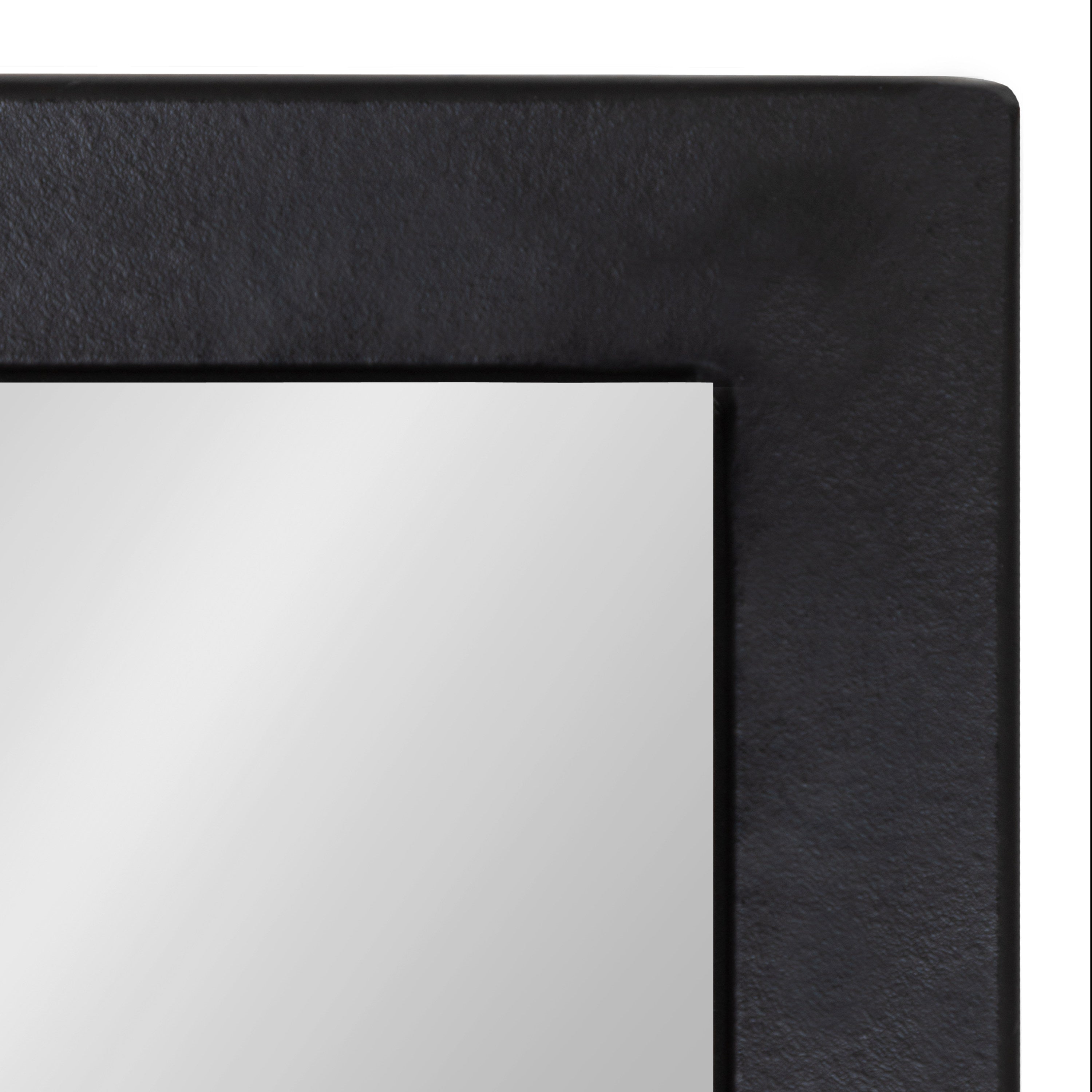 Jackson Metal Framed Mirror with Shelf
