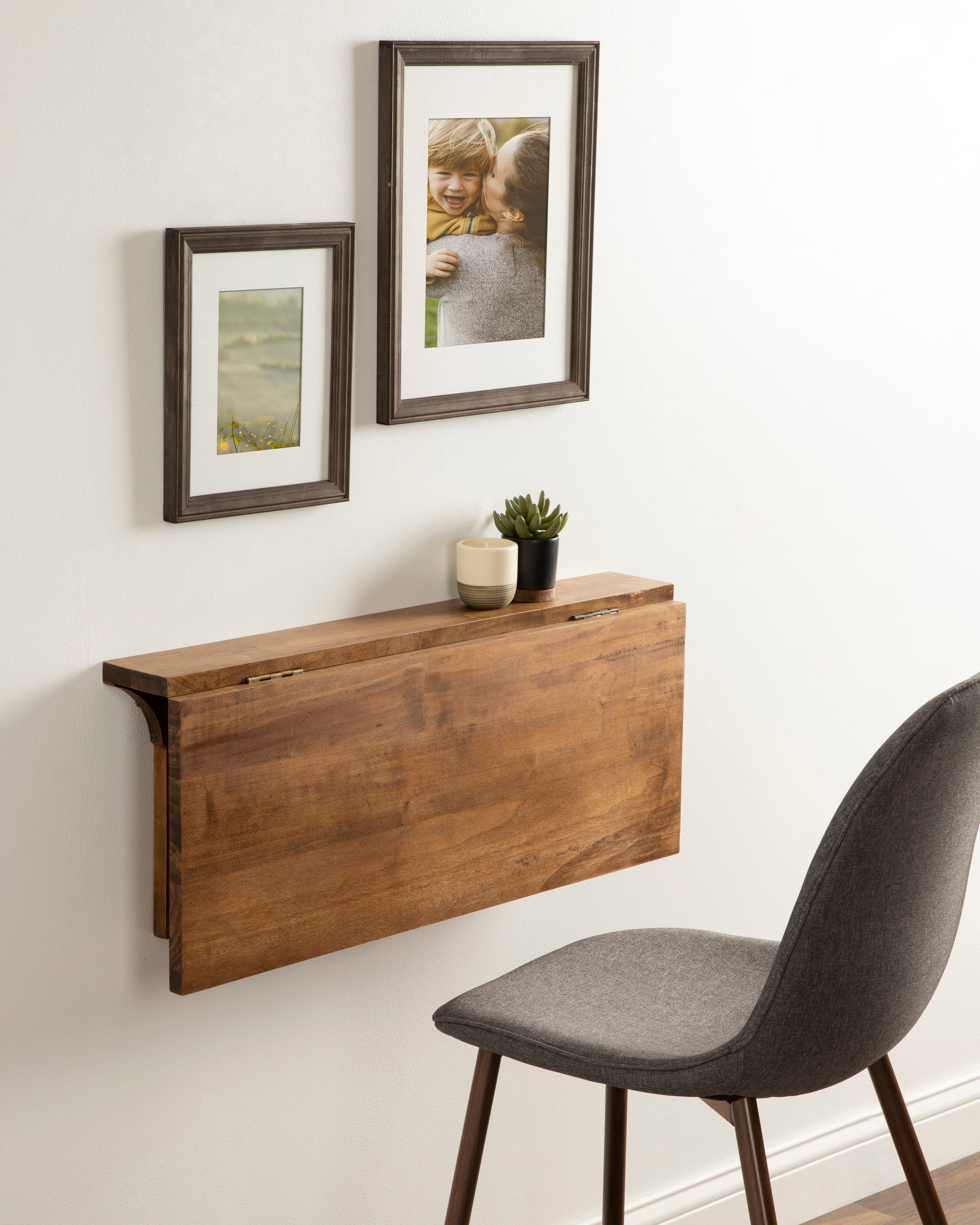 Corblynd Wood Wall Mounted Desk