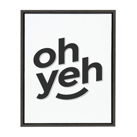 Sylvie Oh Yeh Framed Canvas By Rocket Jack