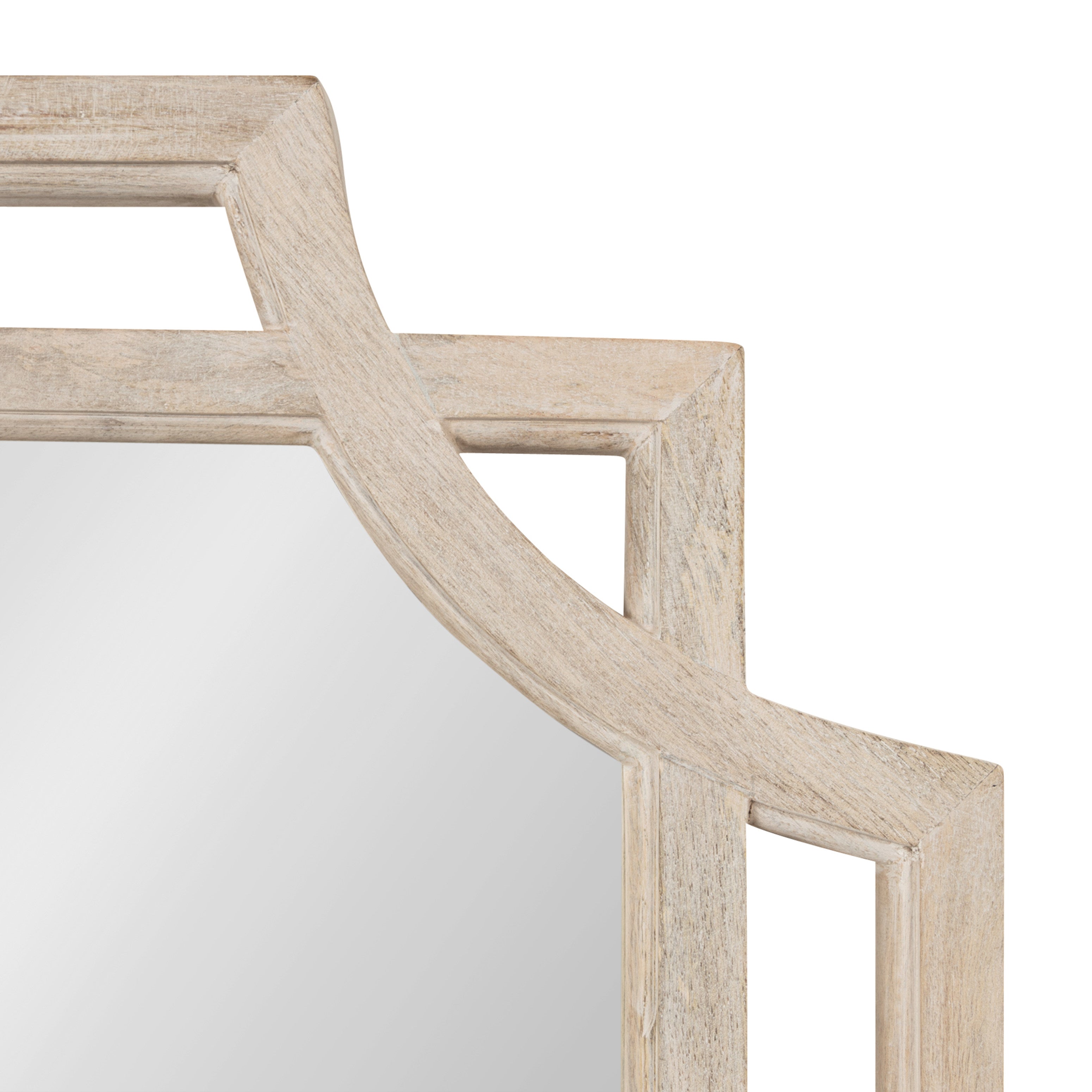 Minuette Wood Framed Wall Mirror
