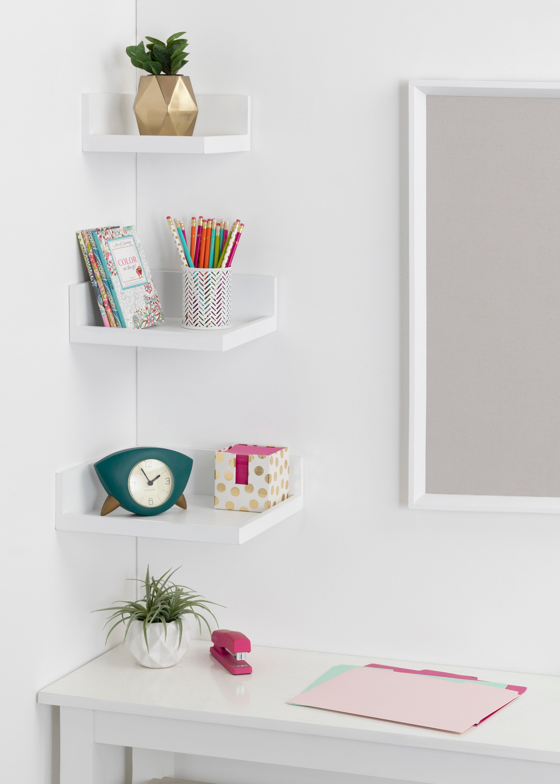 Levie Corner Shelf Set