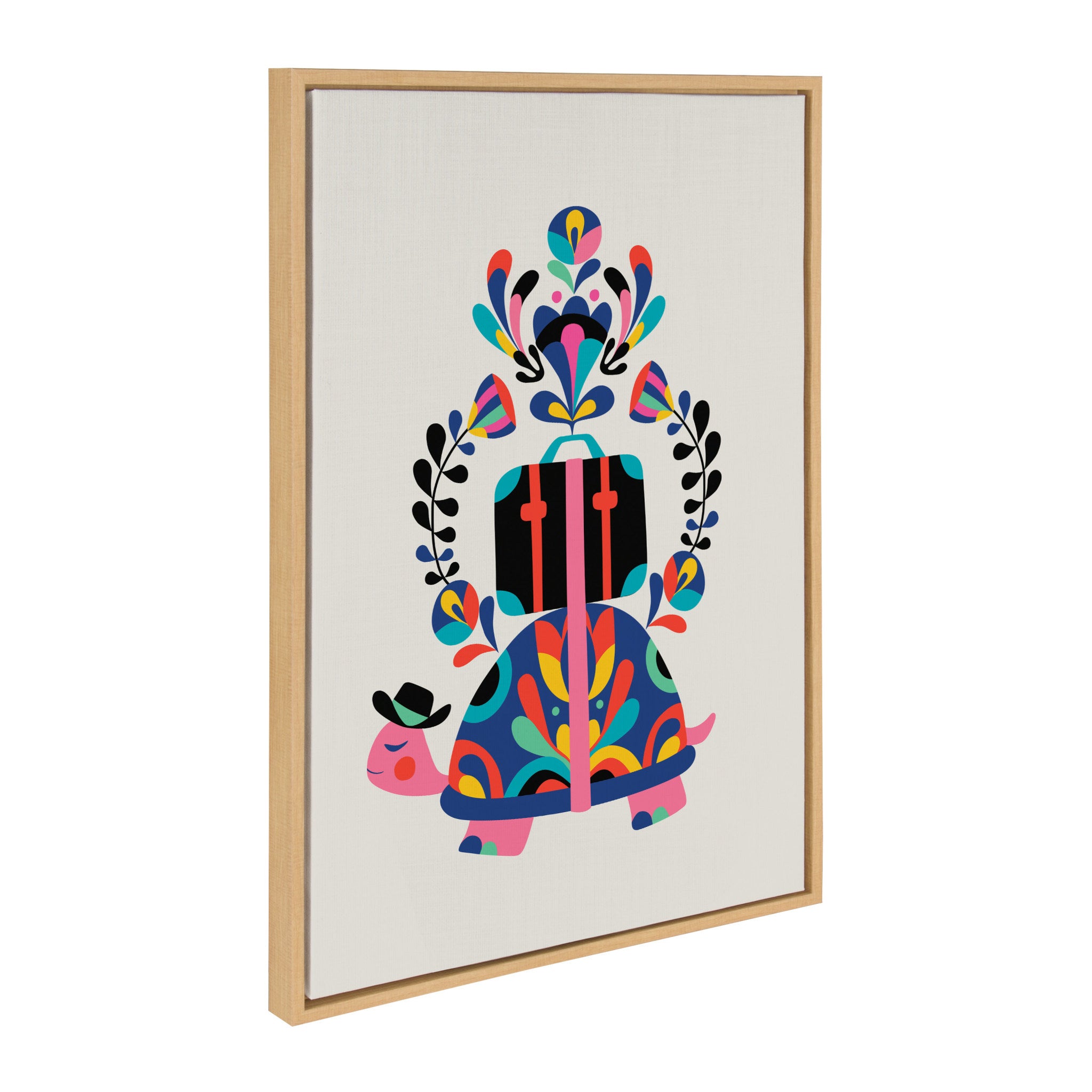 Sylvie Travel Animal Framed Canvas By Rachel Lee of My Dream Wall