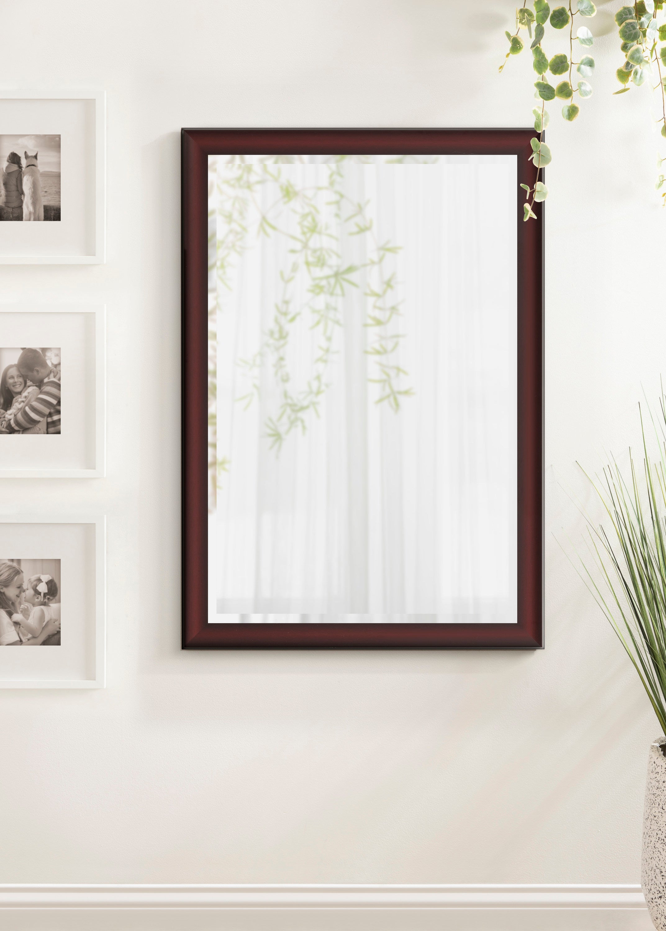 Scoop Framed Wall Mirror