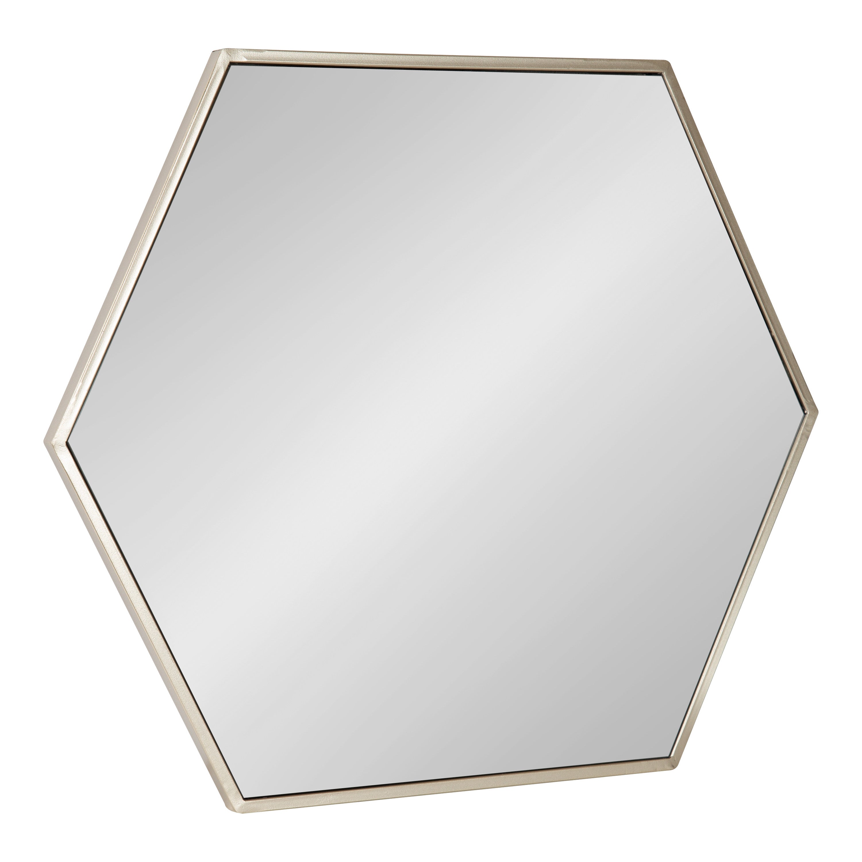 McNeer Hexagon Metal Wall Mirror