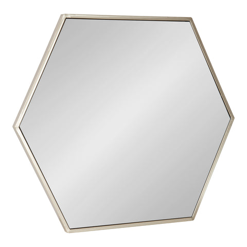McNeer Hexagon Metal Wall Mirror