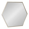 McNeer Hexagon Metal Wall Mirror