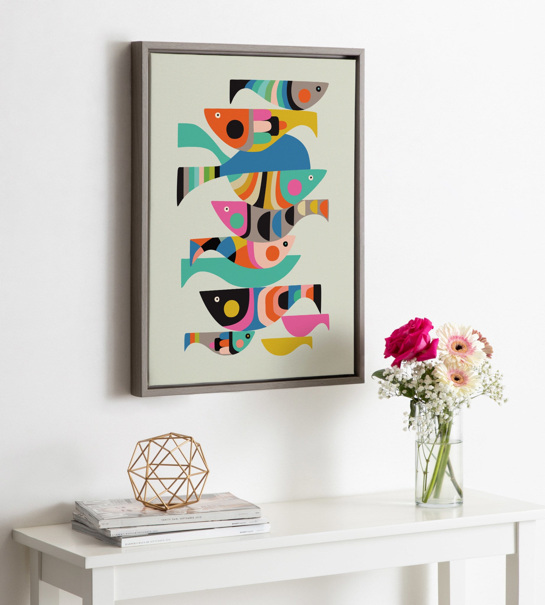 Sylvie Under the Sea Framed Canvas by Rachel Lee of My Dream Wall
