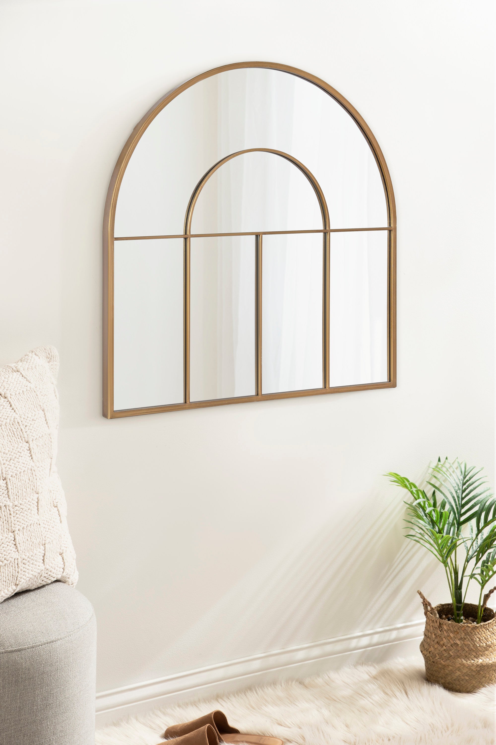 Solei Framed Arch Wall Mirror