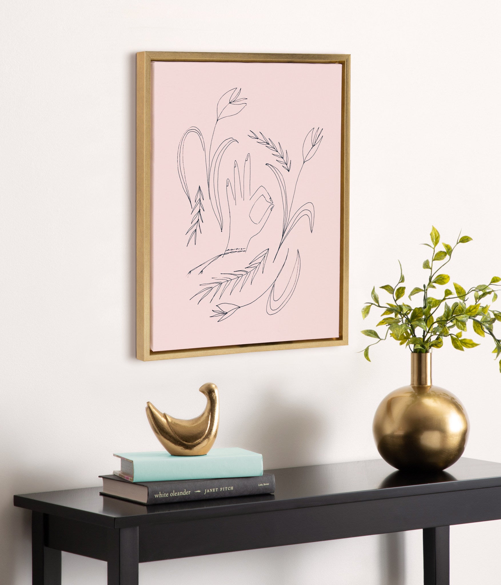 Sylvie We Are All OK Framed Canvas by Kate Aurelia Holloway