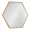 Rhodes Framed Hexagon Wall Mirror