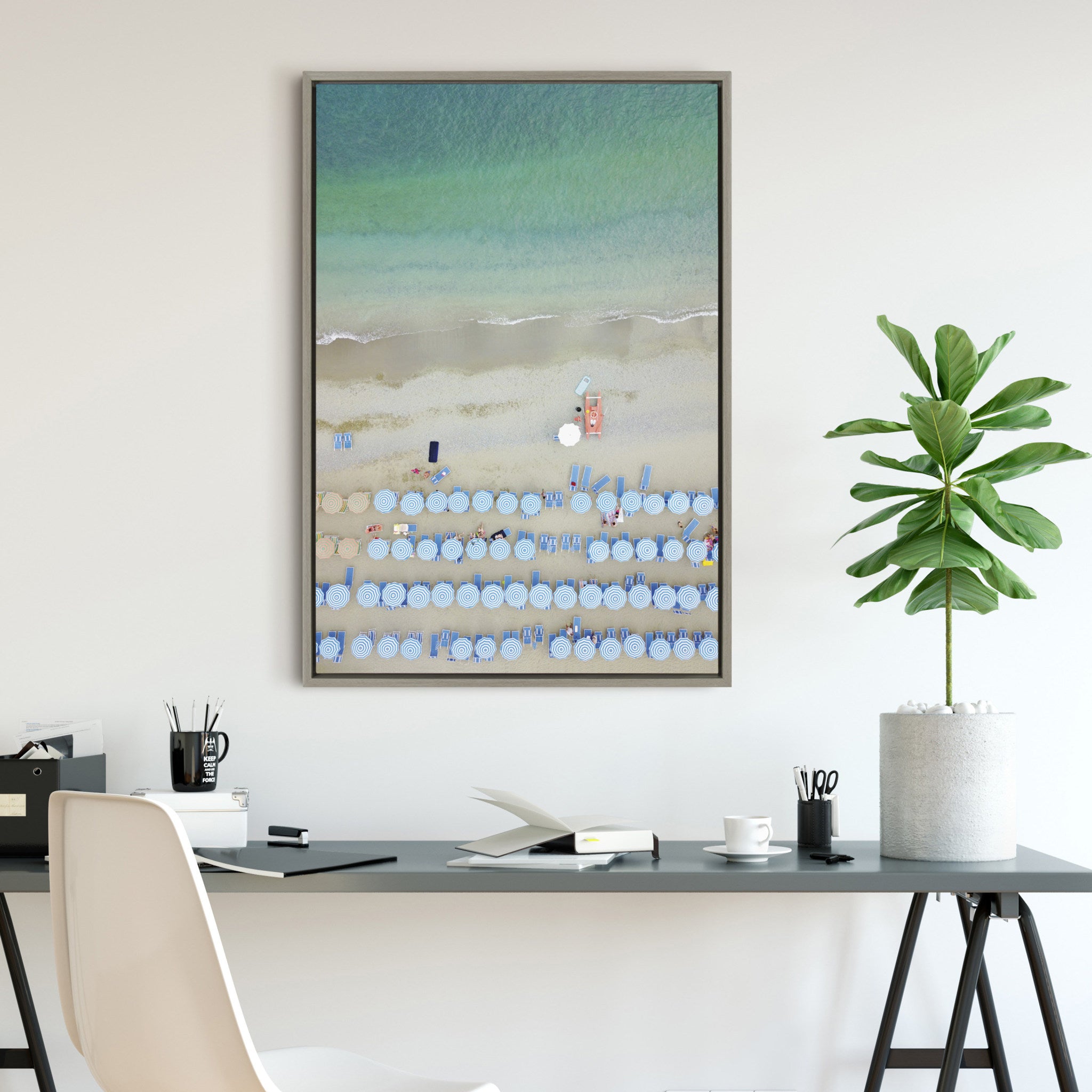 Sylvie Monterosso 12 Framed Canvas by Rachel Bolgov