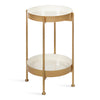 Nira Two-Tiered Metal Side Table