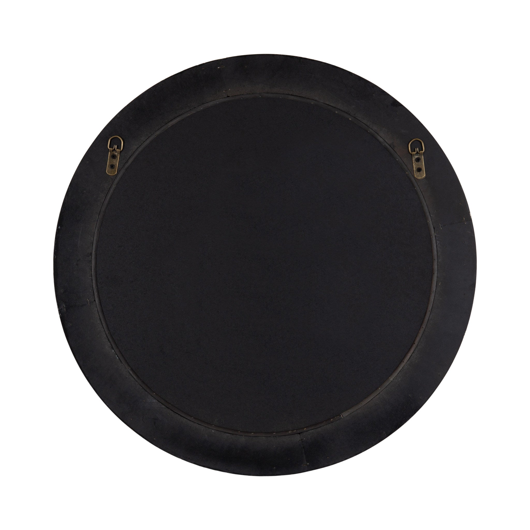 Palmer Wood Round Wall Mirror
