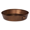 Forgeham Round Metal Tray with Handles