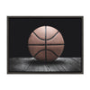Sylvie Vintage Basketball Framed Canvas By Shawn St. Peter