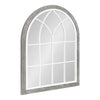 Nola Framed Windowpane Arch Mirror