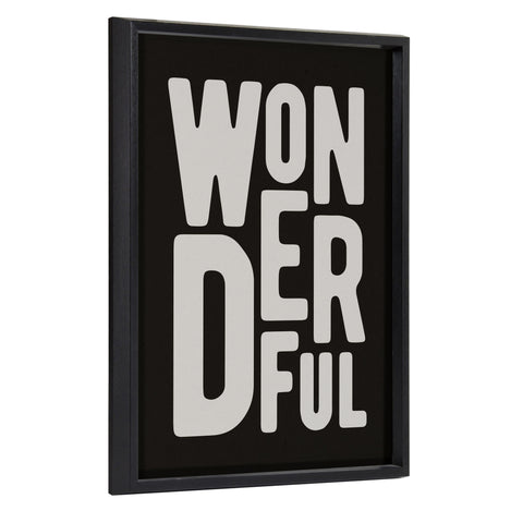 Blake Wonderful Framed Printed Wood by Rocket Jack
