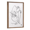 Blake Summer Lines 5 Framed Printed Glass by Maggie Stephenson