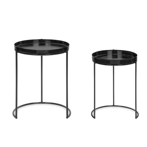 Presti Nesting Round Metal Table Set