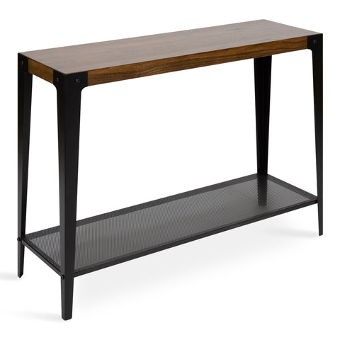 Vexler Wood and Metal Console Table