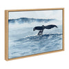 Sylvie Whale Watching Framed Canvas by Julie Maida