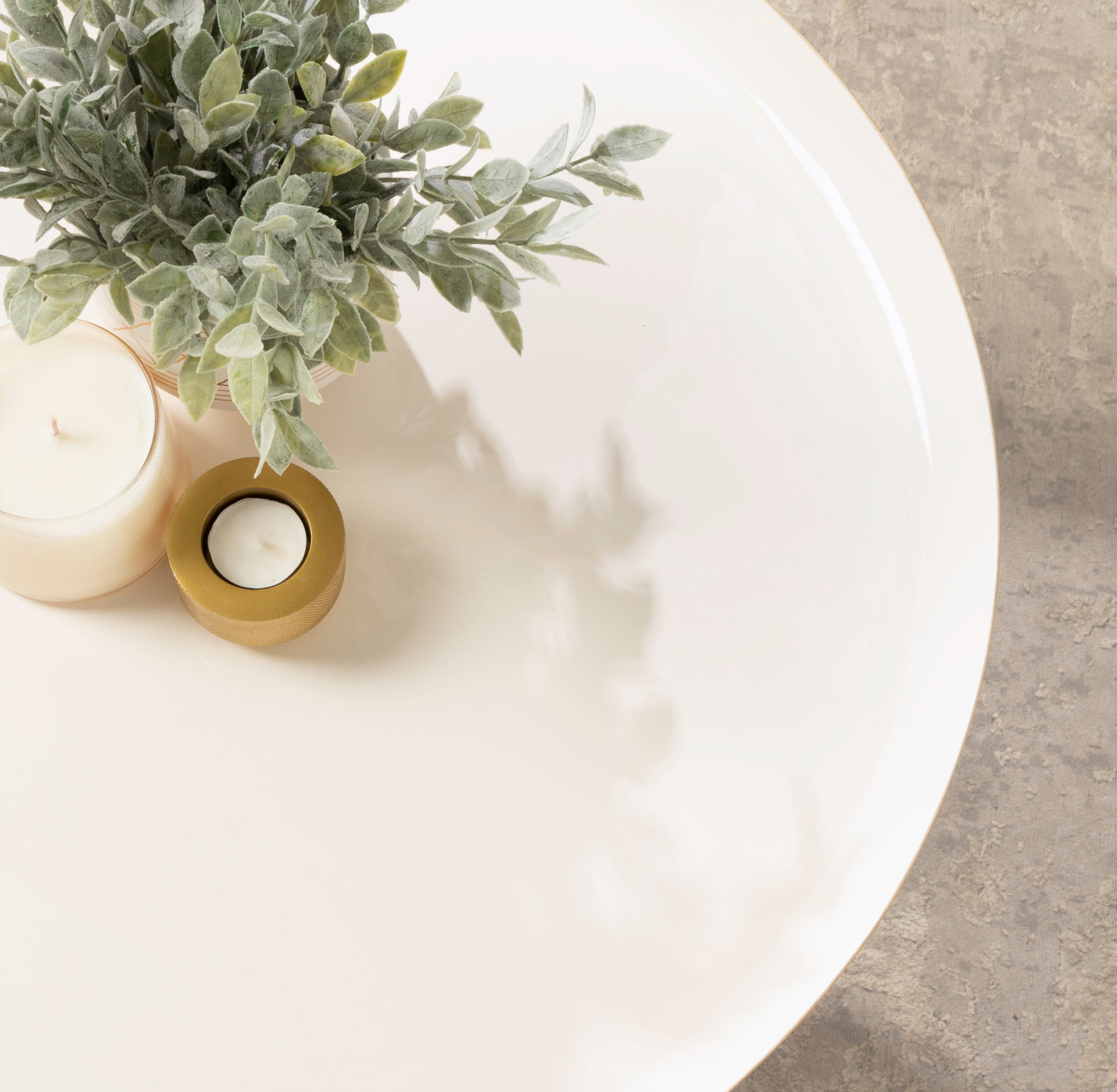 Laranya Round Metal Coffee Table