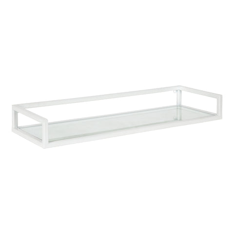 Blex Metal and Glass Wall Shelf