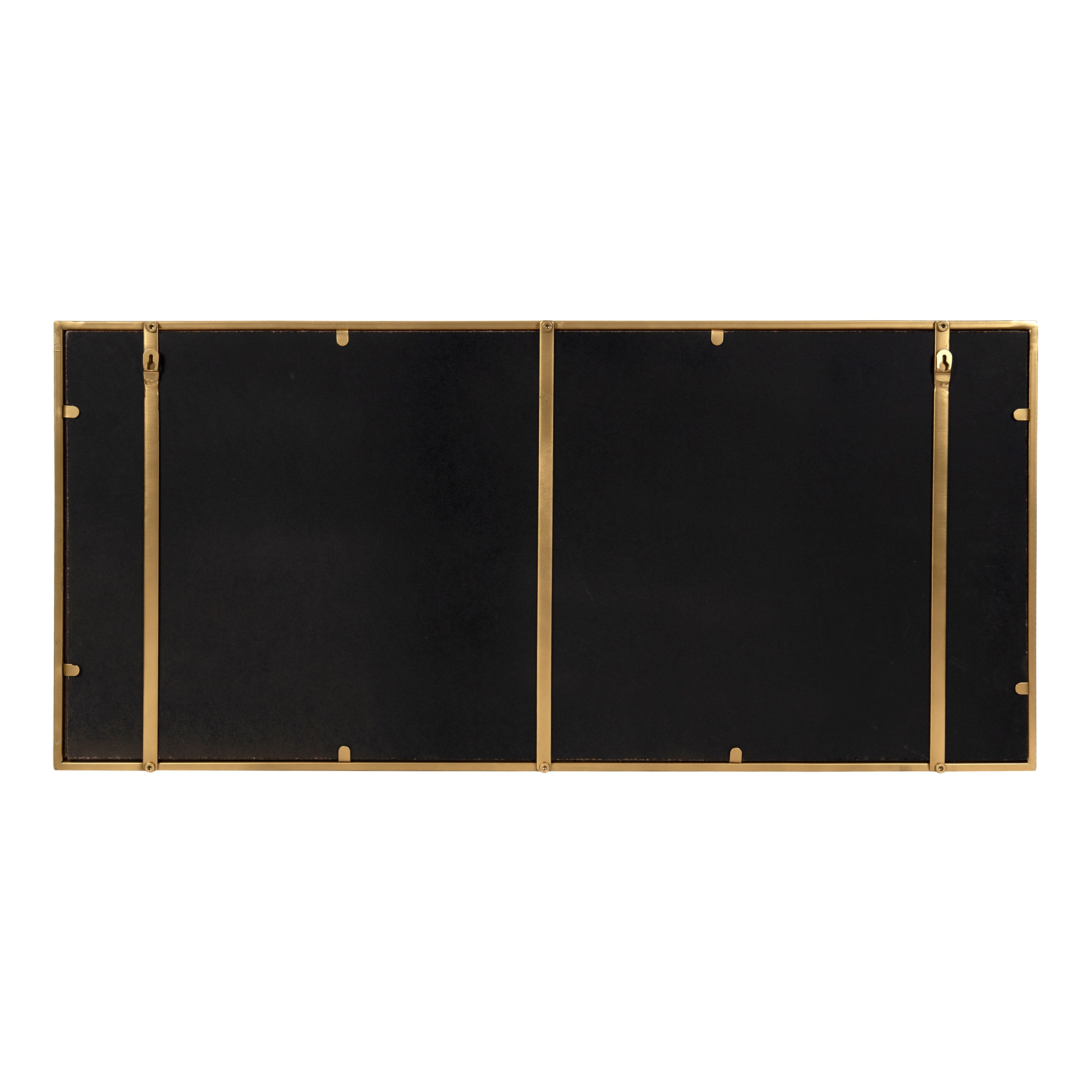 Jackson Metal Frame Mirror with Shelf