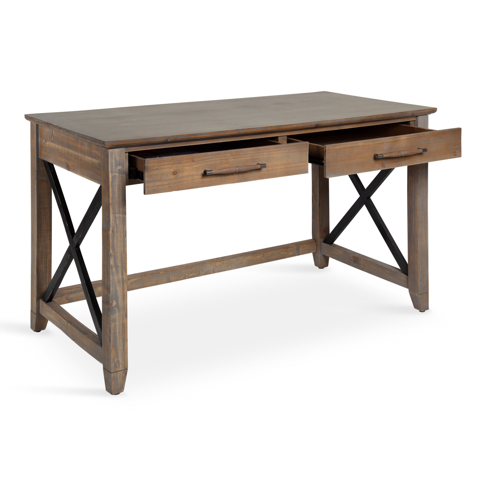 McGovern 2-Drawer Wood Desk