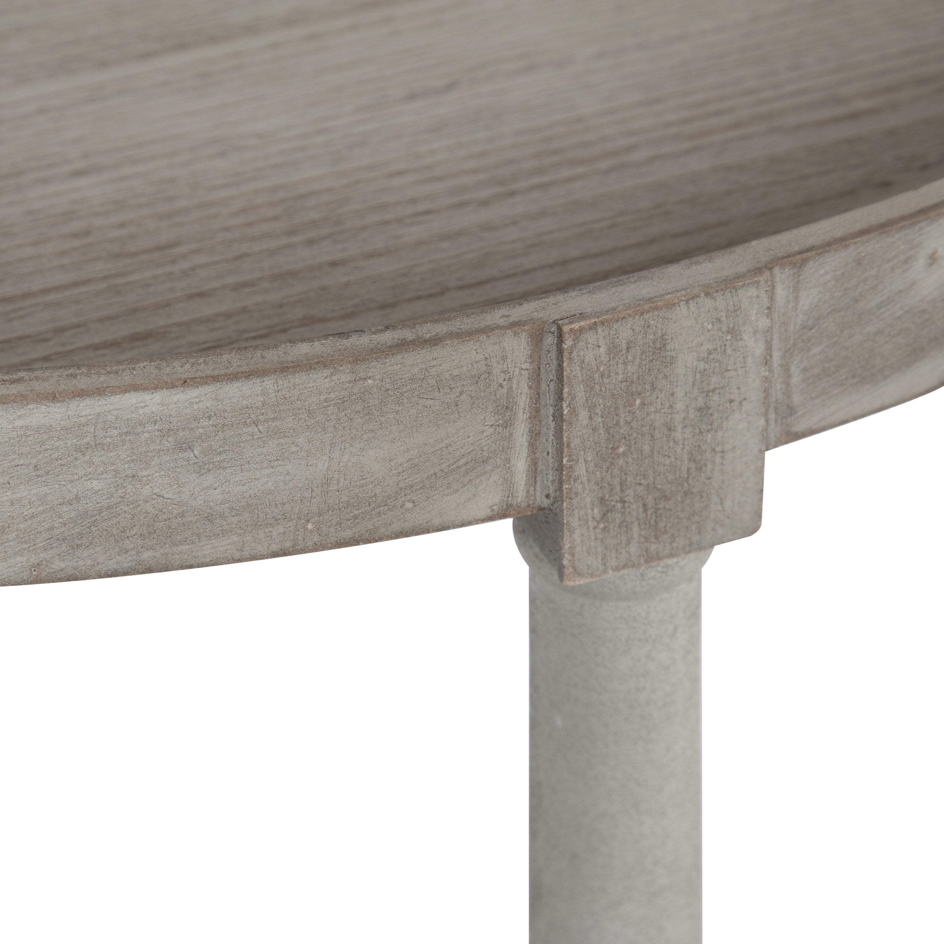 Bellport Wood Console Table with Shelf