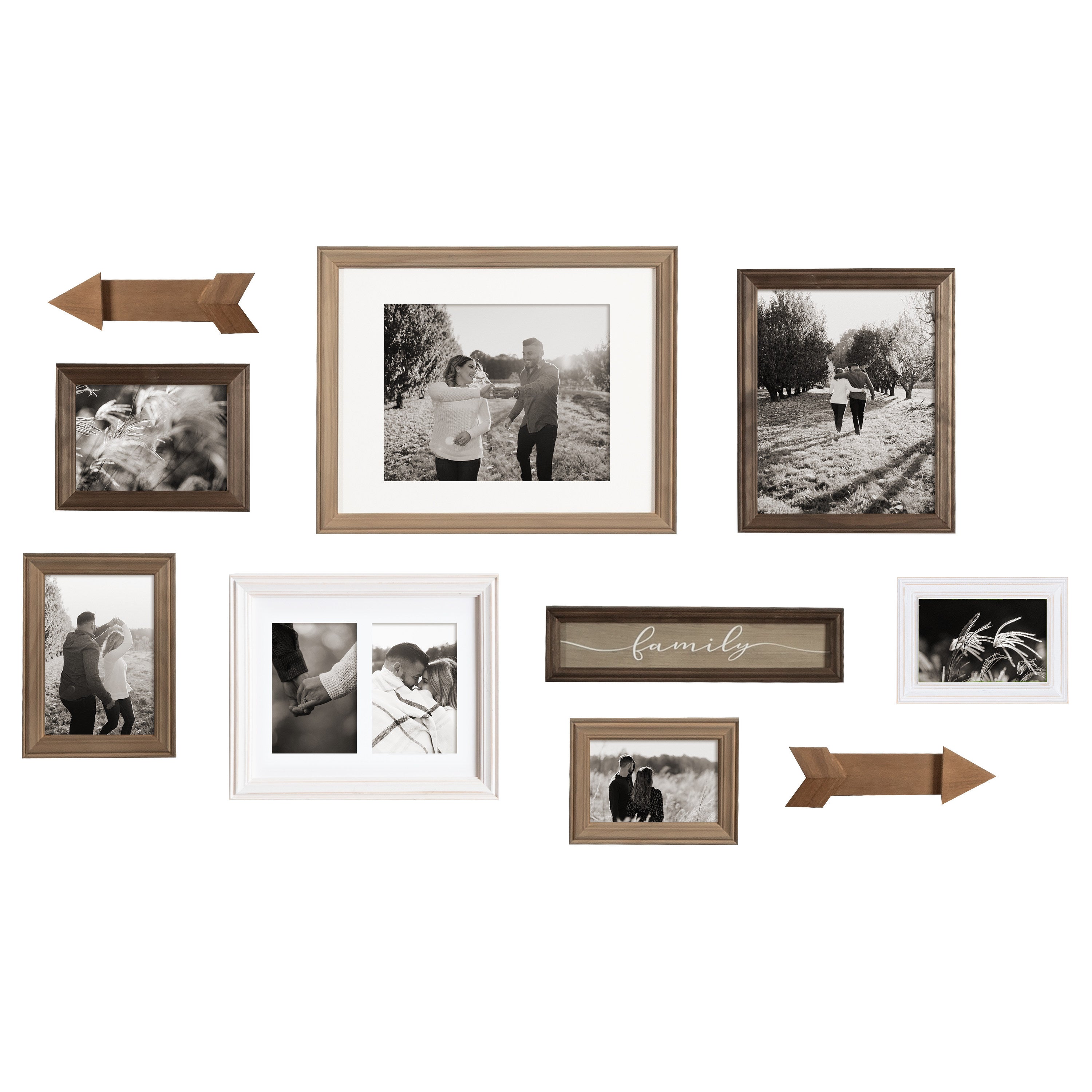 Bordeaux Expressions Gallery Wall Frame Kit